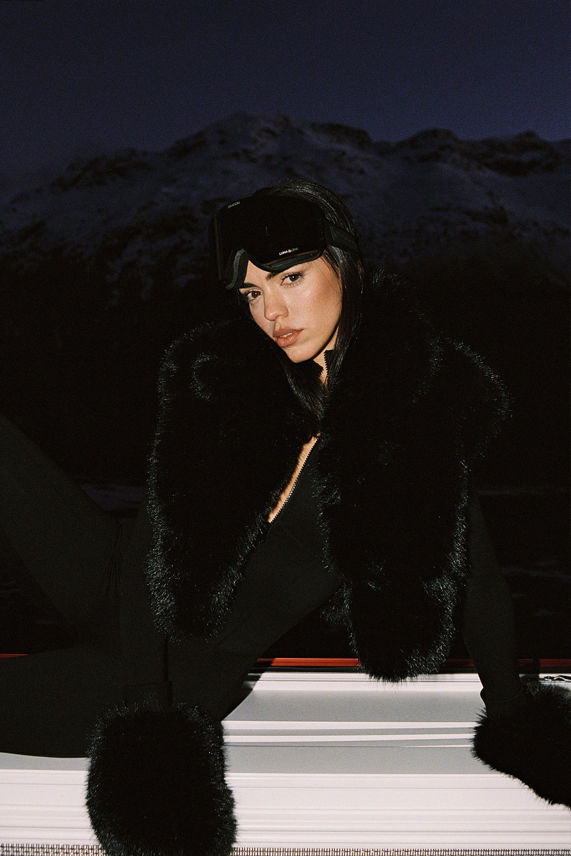 The Snowdrift Faux Fur Vest