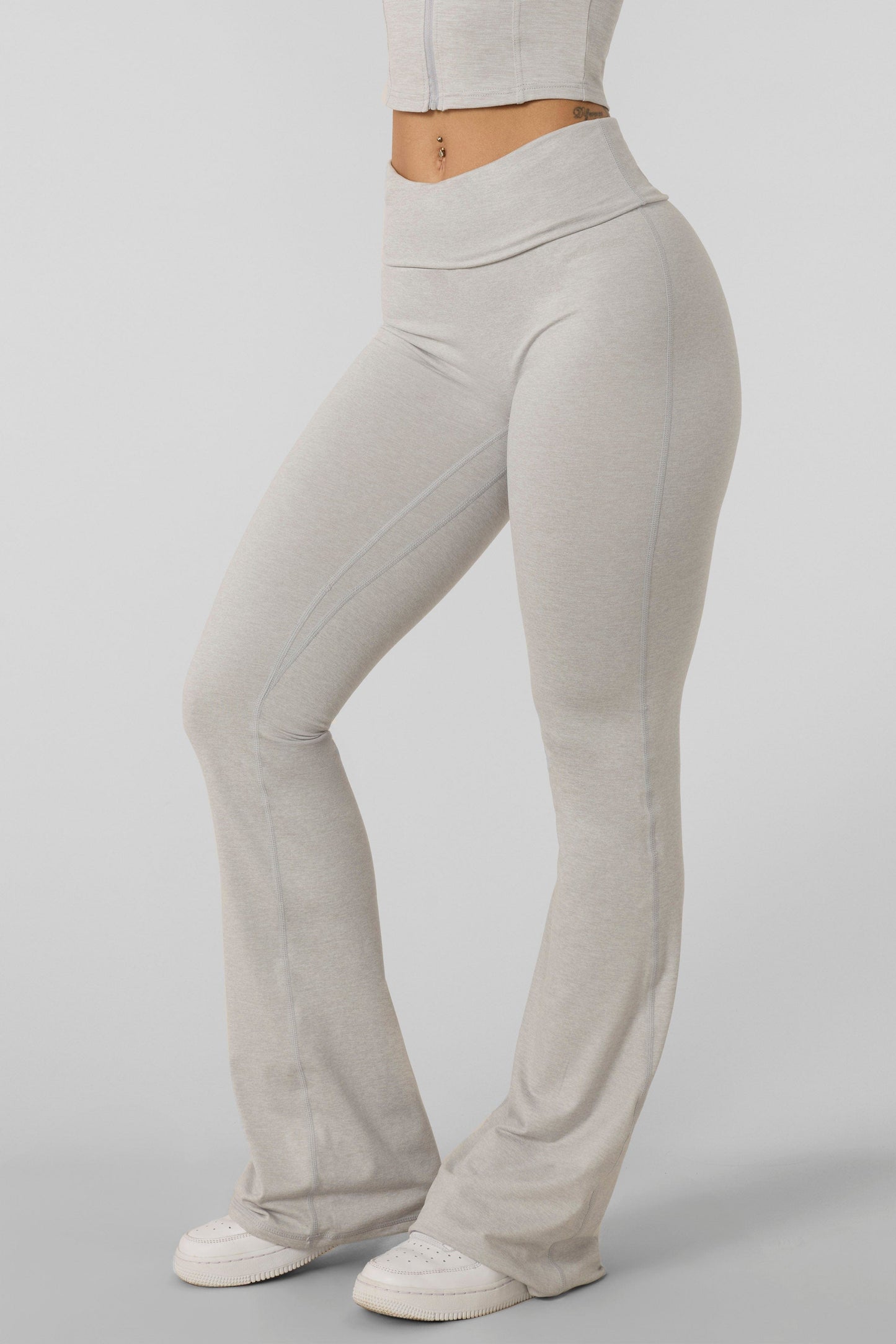 The Foldover Flared Leggings