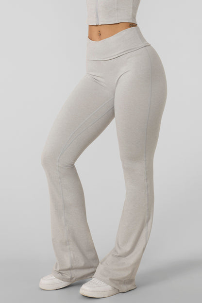 The Foldover Flared Leggings