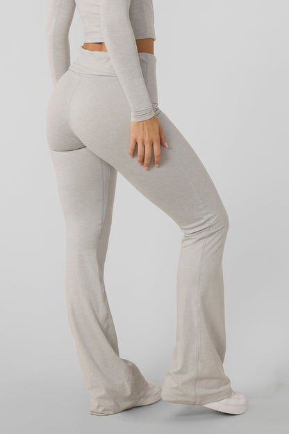 The Foldover Flared Leggings