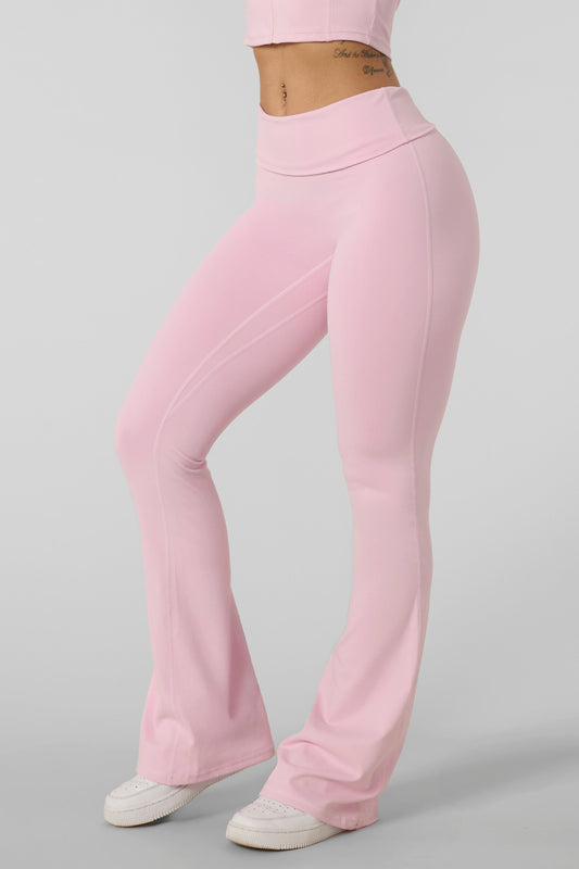 The Foldover Flared Leggings