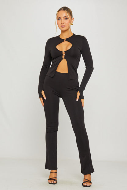 The Midnight Cut-Out Top with Trouser
