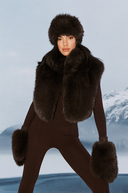 The Snowdrift Faux Fur Vest