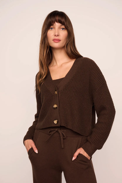 The Brown Warm Whisper Cardi recycled