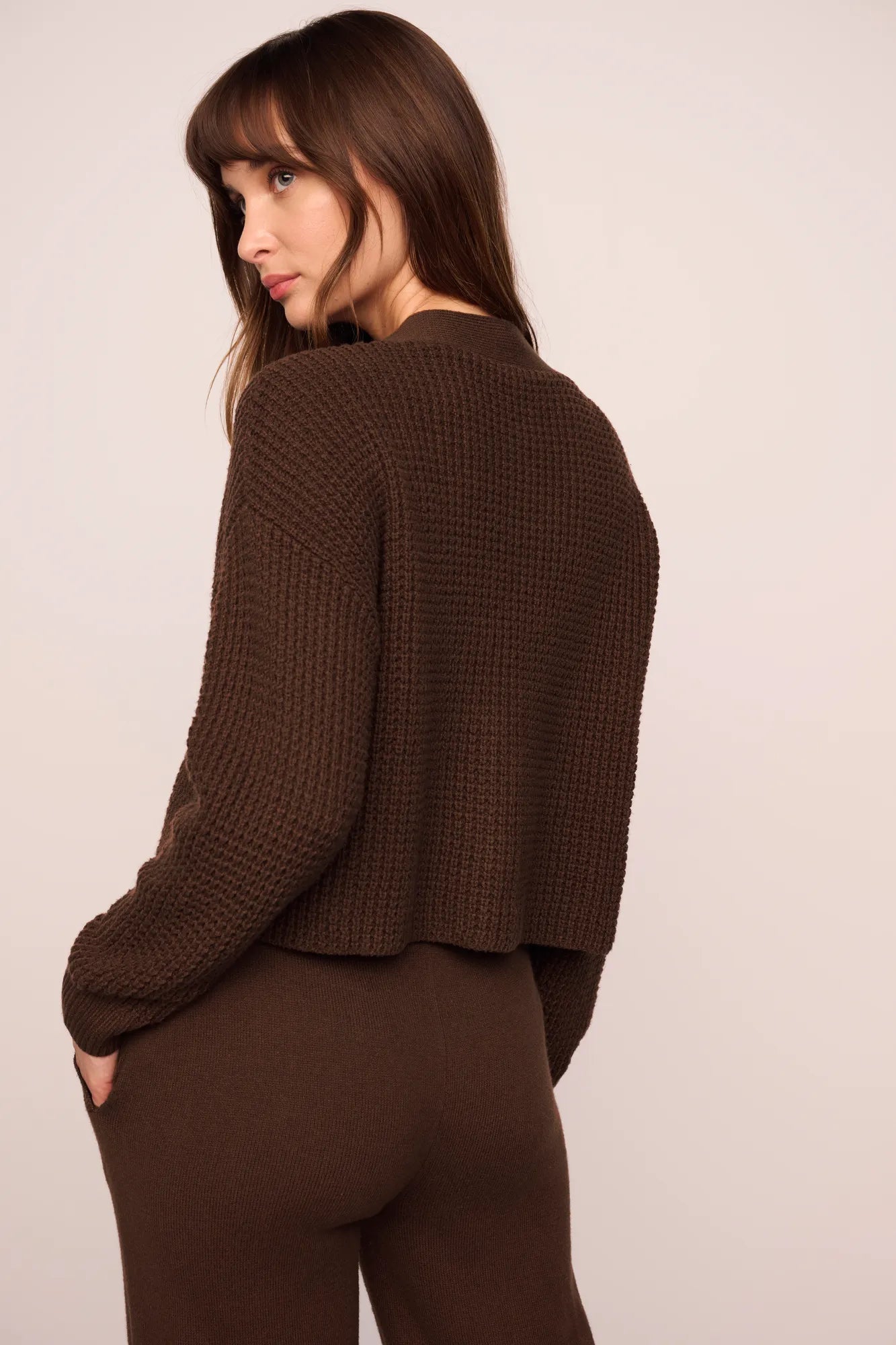 The Brown Warm Whisper Cardi recycled
