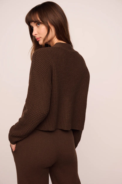 The Brown Warm Whisper Cardi recycled