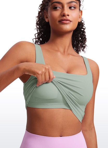 The Luxeform Square Tank, built-in Bra 