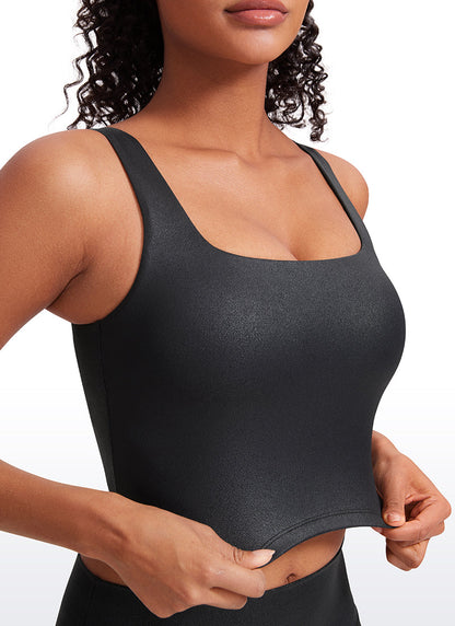 The Luxeform Square Tank, built-in Bra 
