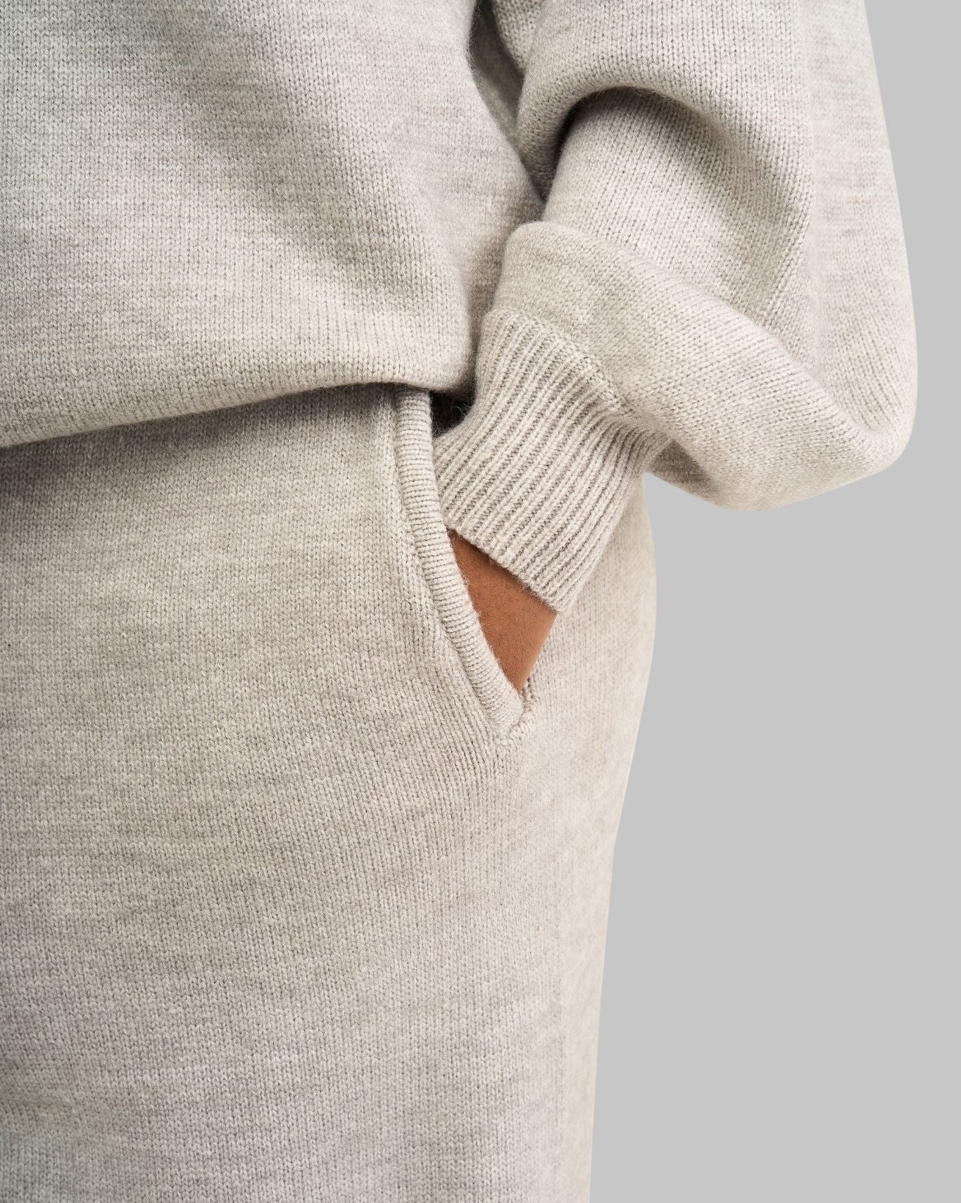 The KnitForm Wide Leg Trouser