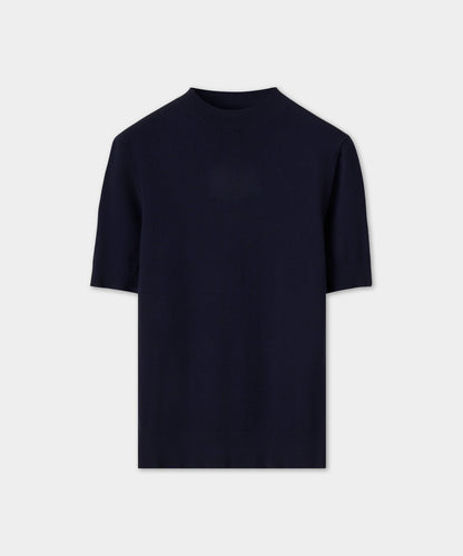 The Onyx Navy Neck