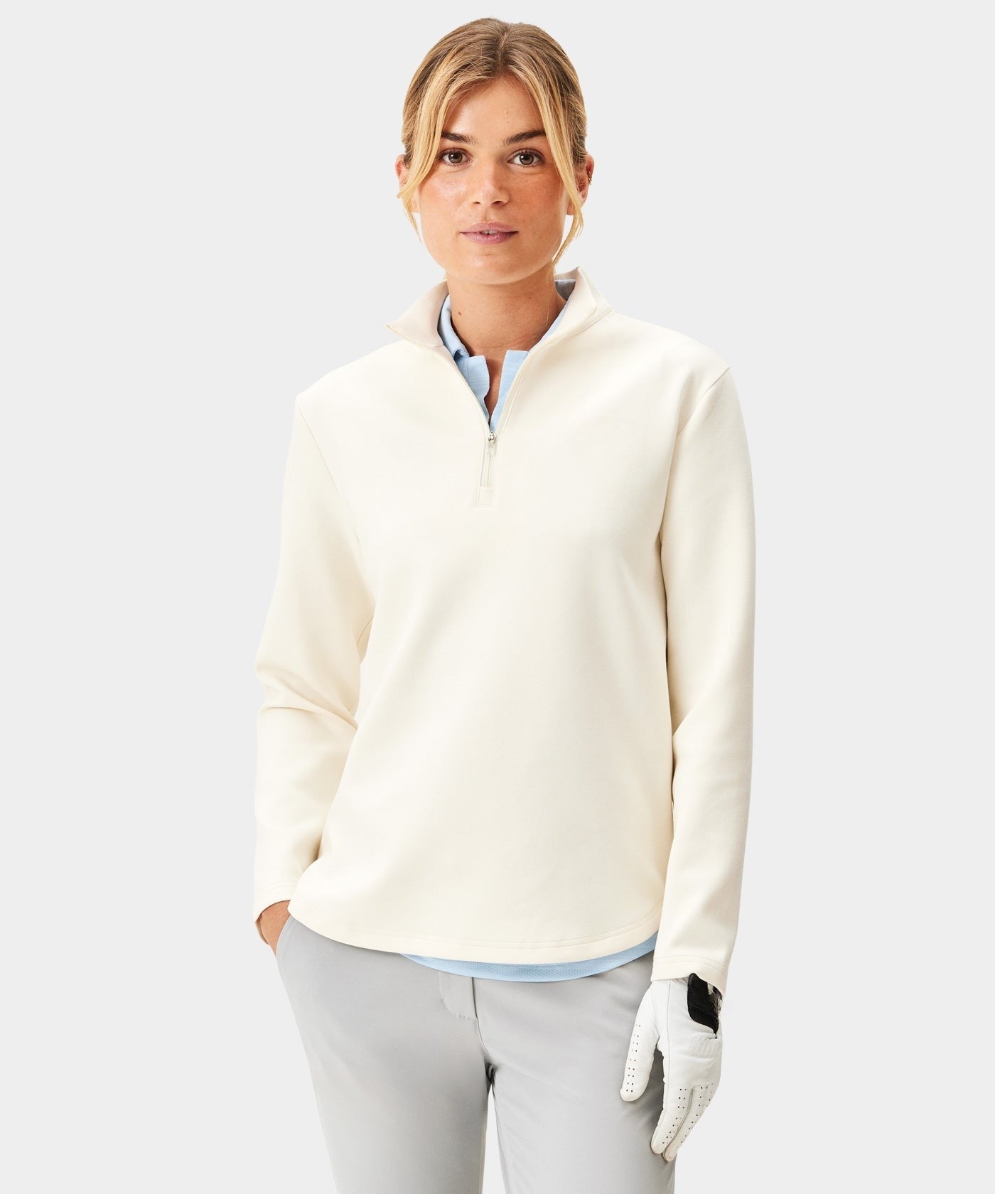 The Onyx Ivory Quarter Zip