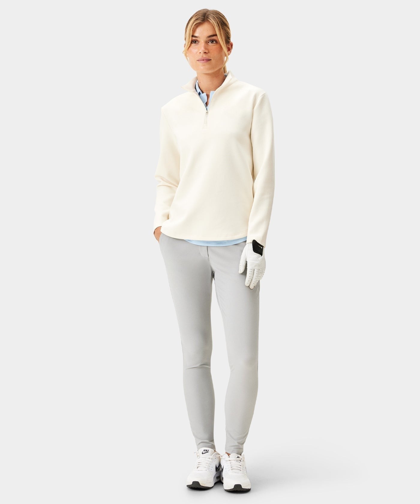 The Onyx Ivory Quarter Zip