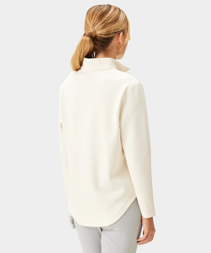 The Onyx Ivory Quarter Zip