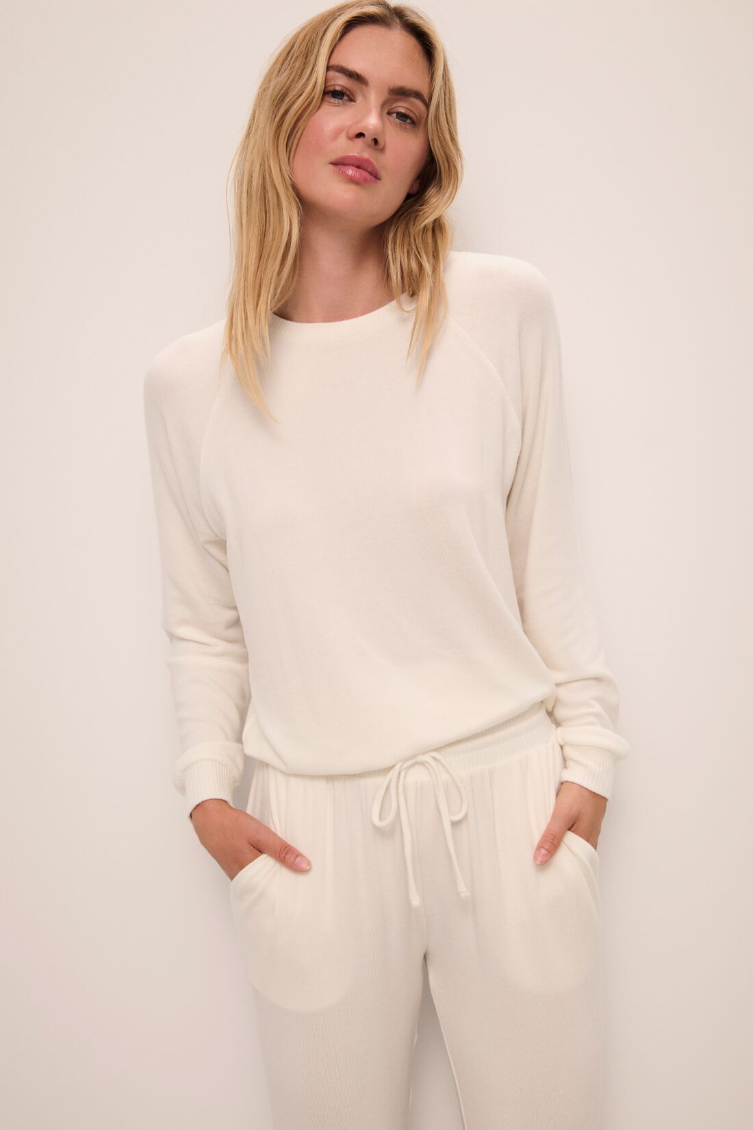 The Aspen Ivory Knit Pullover