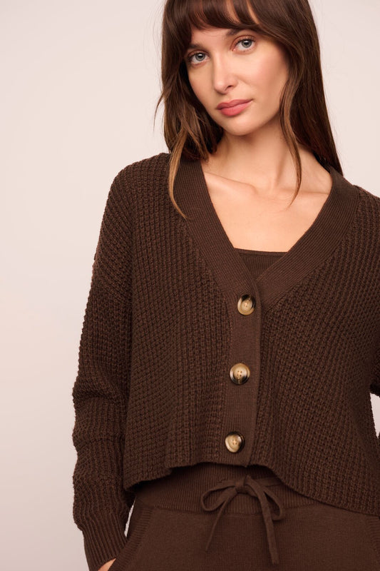 The Brown Warm Whisper Cardi recycled