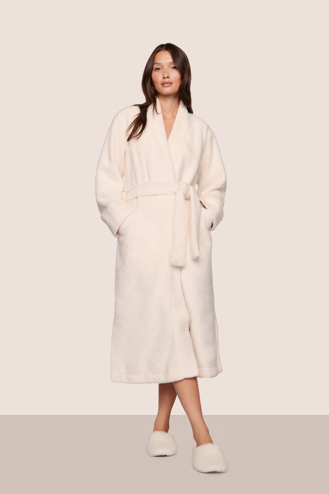 The Elevated Plush Long Robe