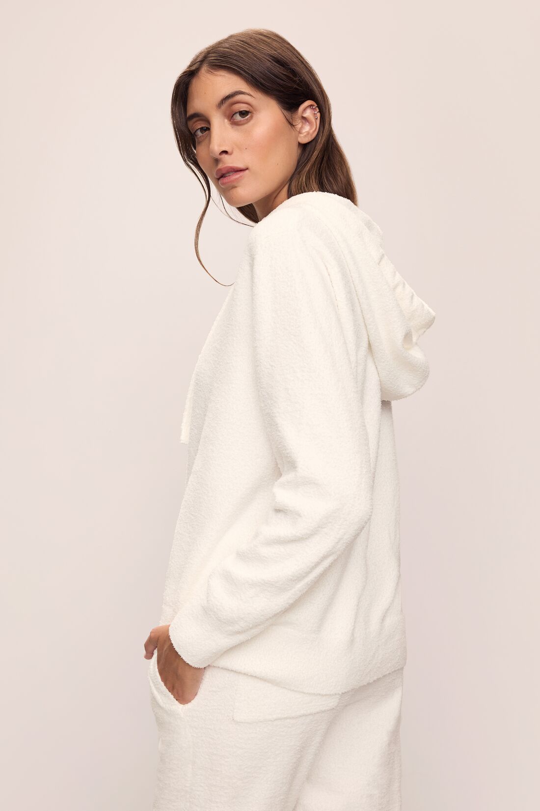 The EcoWave Ivory Hoodie