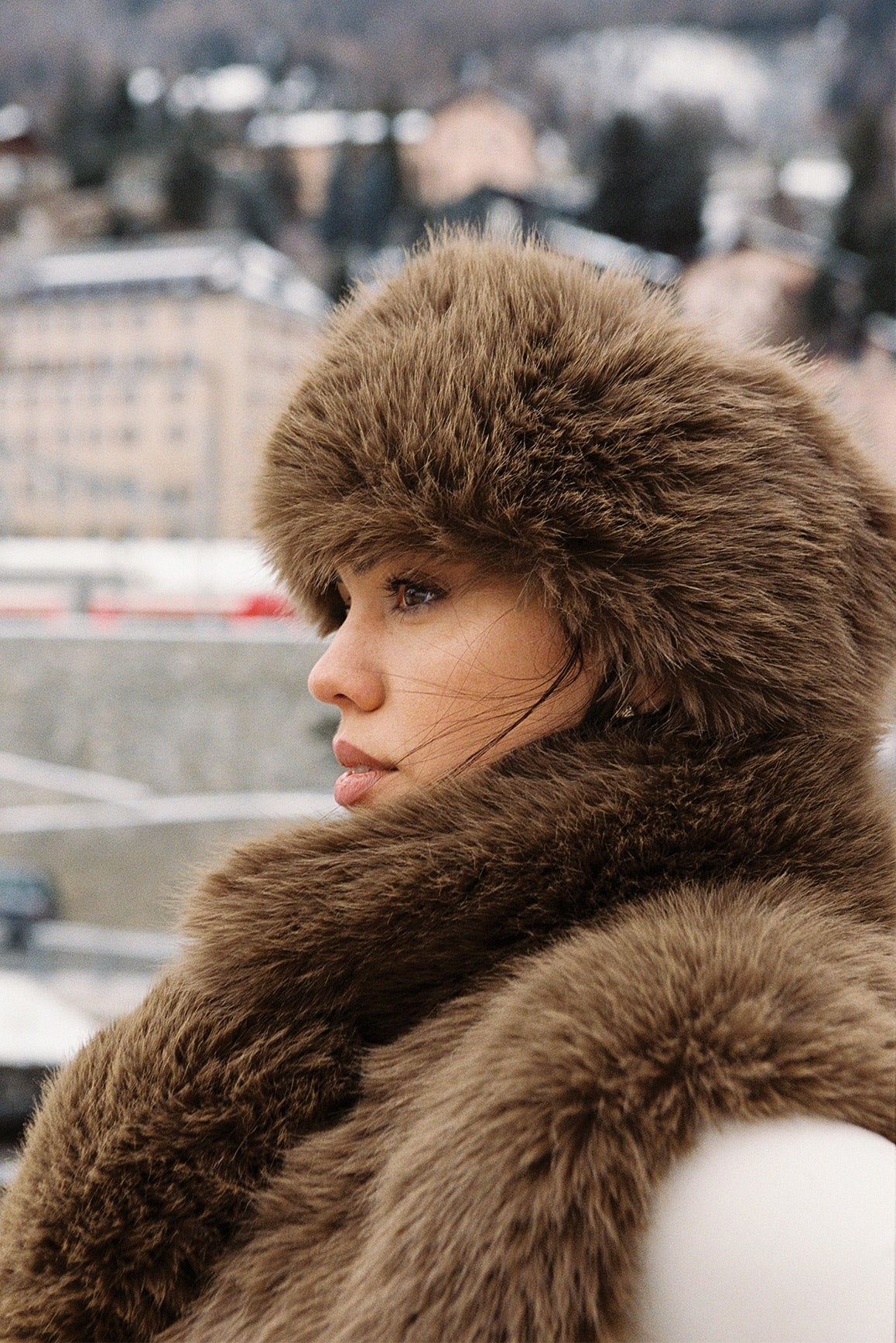 The Snowdrift Faux Fur Vest