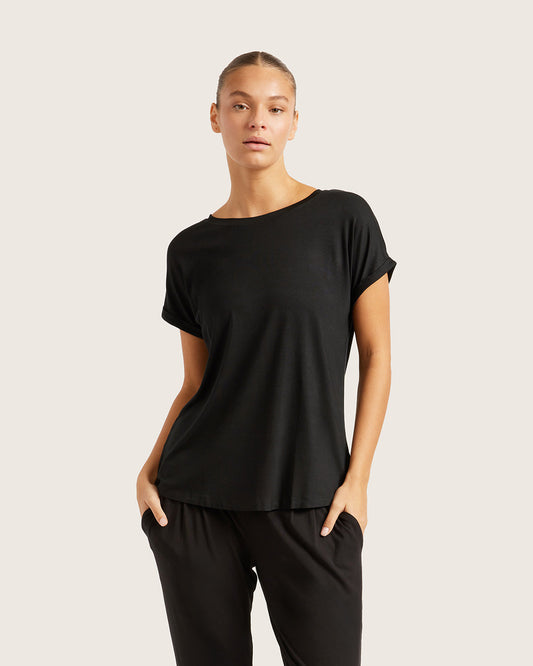 The Off-Duty Lounge Black Top