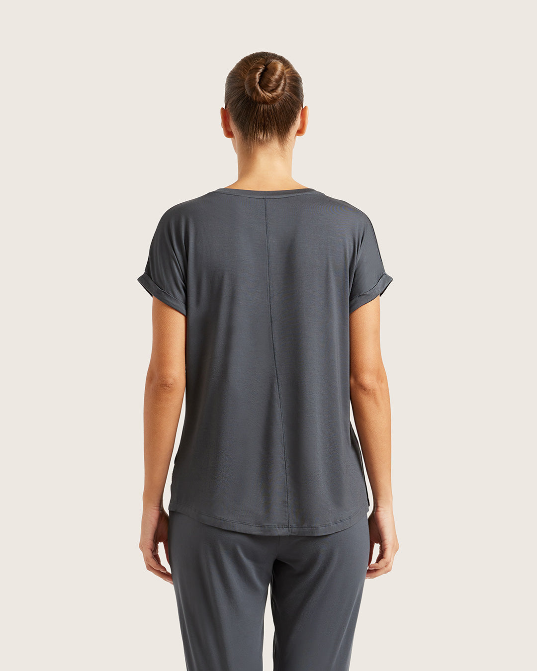 The Off-Duty Lounge Grey Top