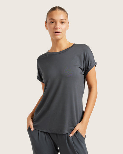 The Off-Duty Lounge Grey Top