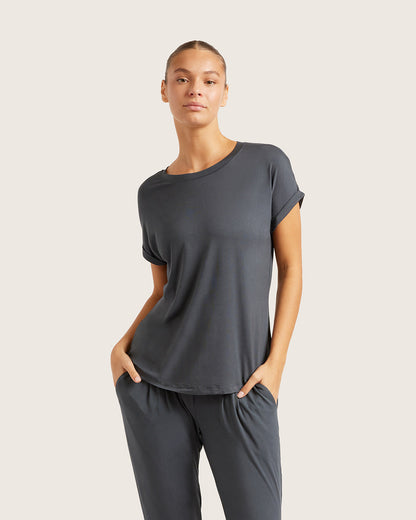 The Off-Duty Lounge Grey Top