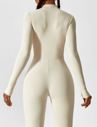 The Lumaline Long Sleeve Zipper Jumpsuit 