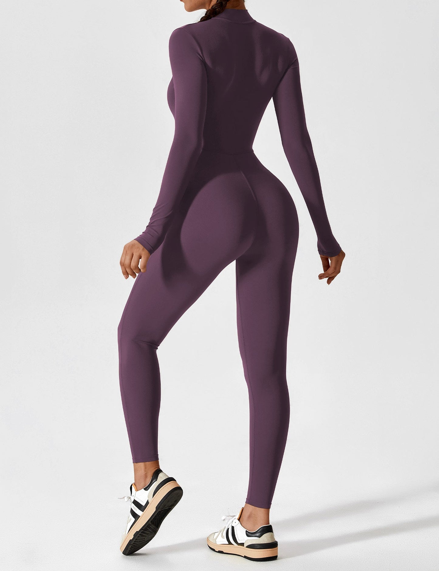 The Lumaline Long Sleeve Zipper Jumpsuit 