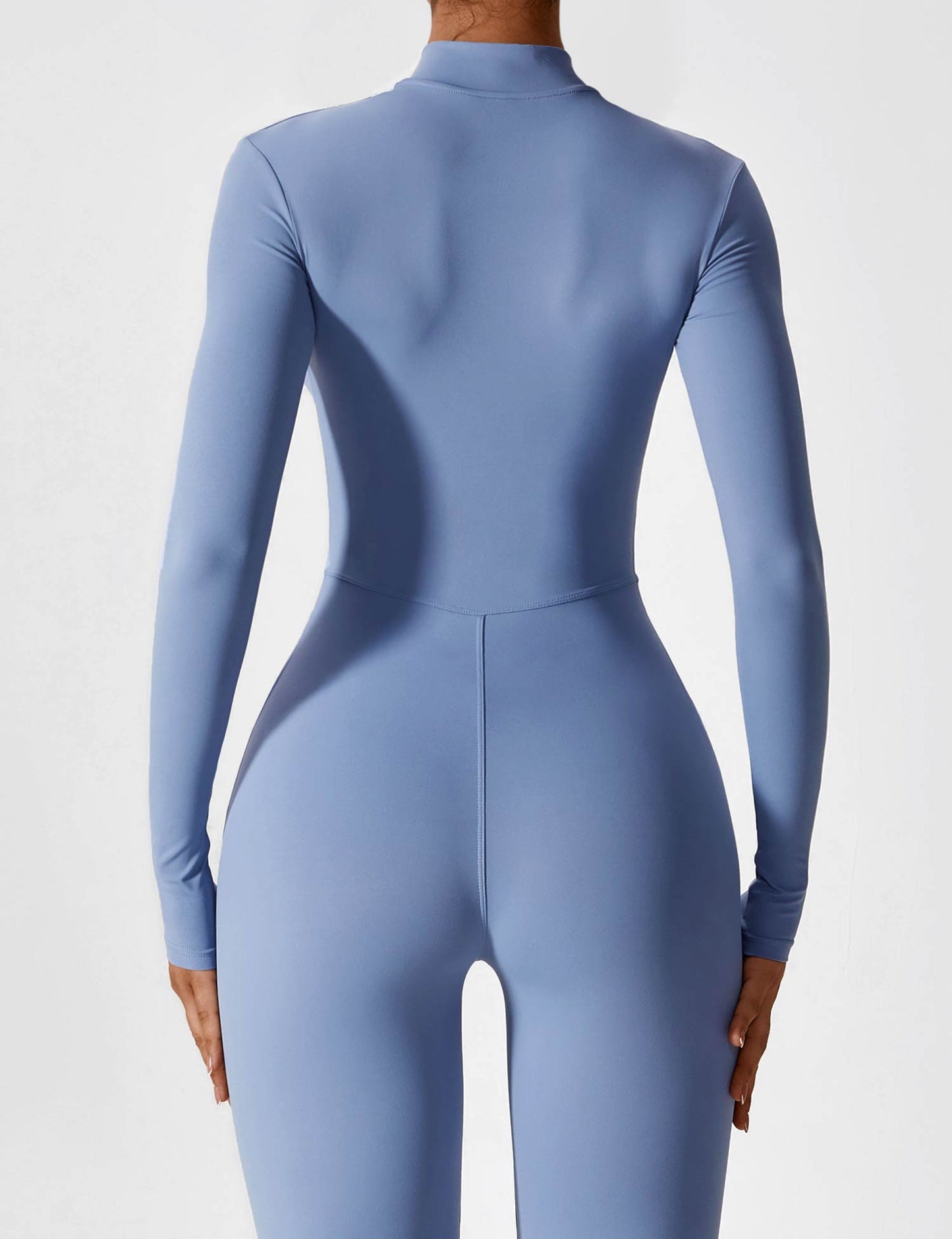 The Lumaline Long Sleeve Zipper Jumpsuit 