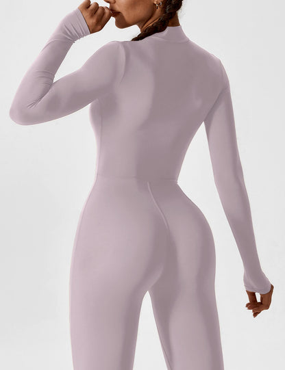 The Lumaline Long Sleeve Zipper Jumpsuit 